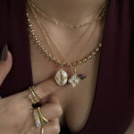 Gold Topçuklu Kombin Kolye | Xuping - Görsel 2